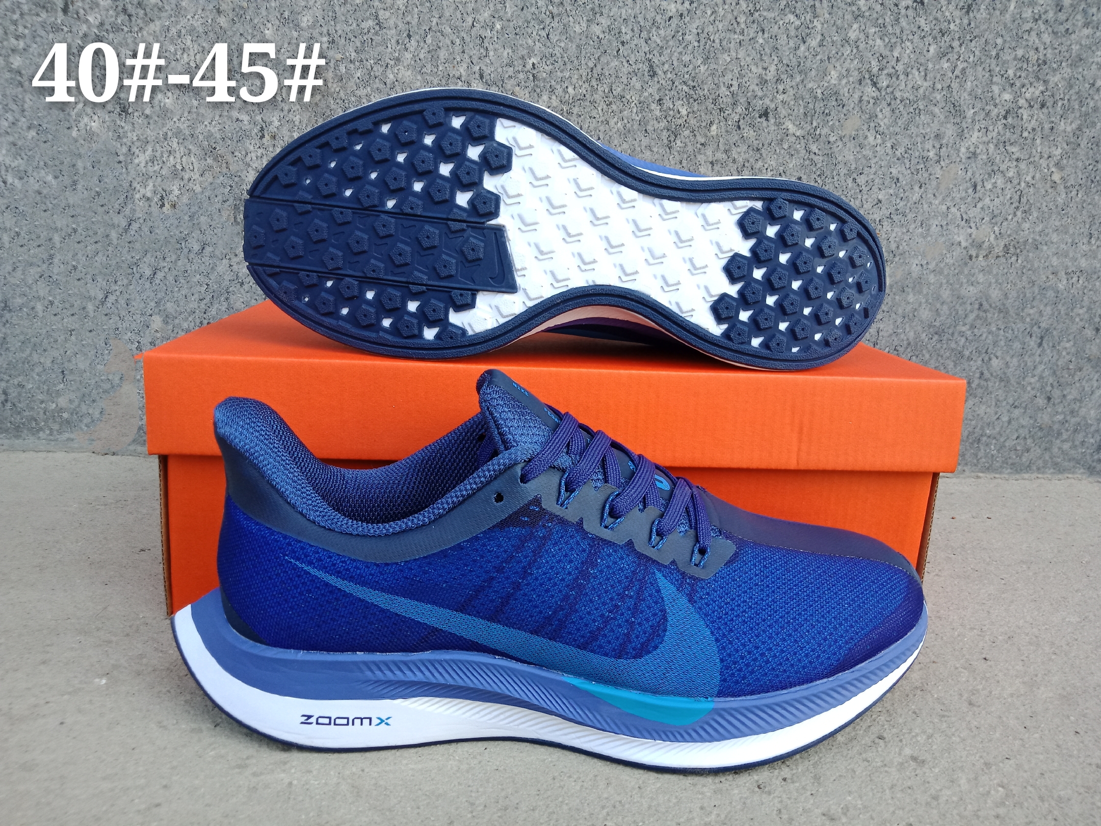 Nike Air Zoom Pegasus 35X Blue Shoes - Click Image to Close